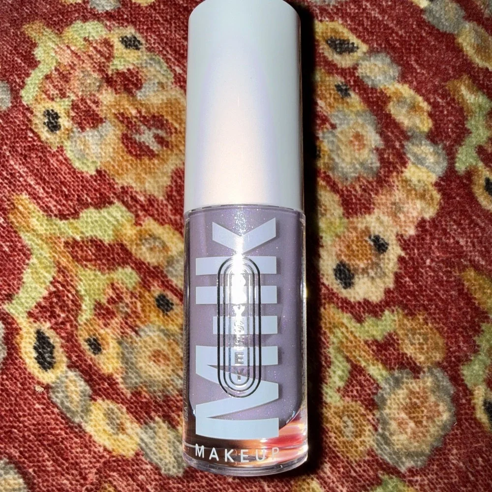 MILK MAKEUP Odyssey Lip Oil Gloss ADVENTURE 3.7 ml 0.1 oz Lavender Shimmer NWOB